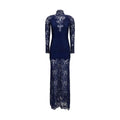 Rabanne Blue Polyamide Long Dress