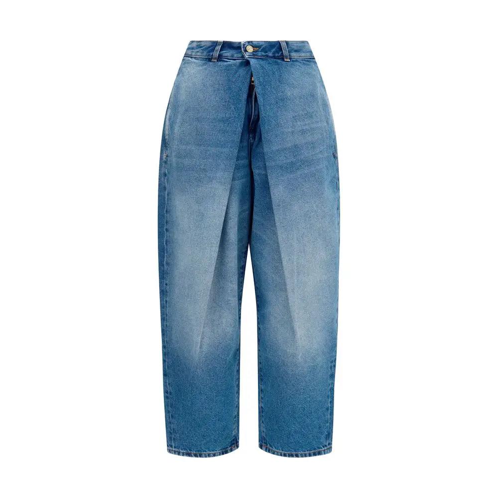 Jean coupe décontractée Balmain en coton bleu