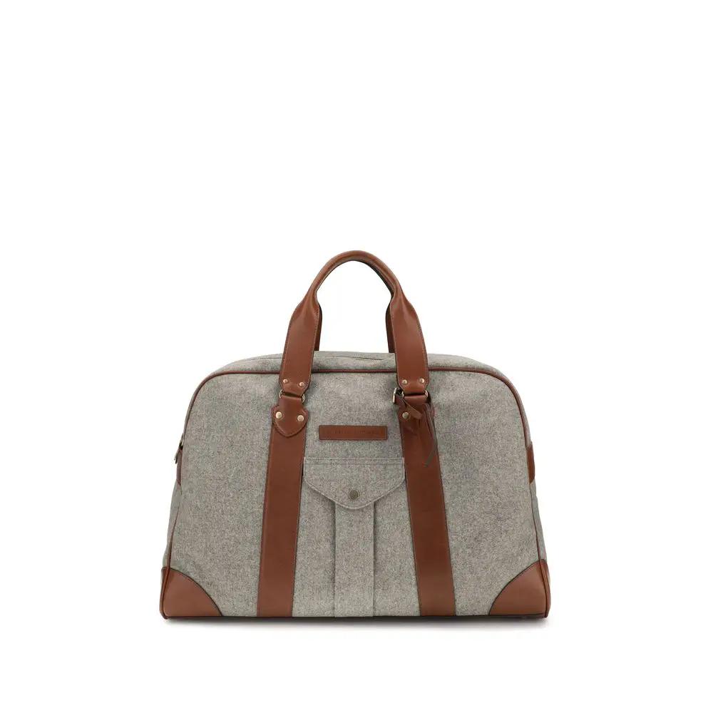 Brunello Cucinelli Laine Beige Oves Aries Bagages et Voyage