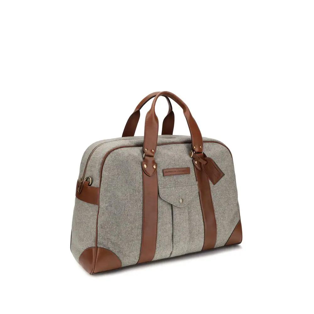 Brunello Cucinelli Laine Beige Oves Aries Bagages et Voyage