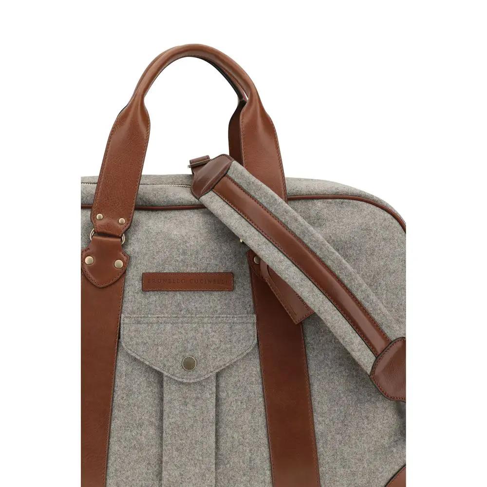 Brunello Cucinelli Laine Beige Oves Aries Bagages et Voyage