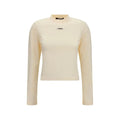 T-shirt Jacquemus en coton beige à manches longues