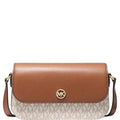 Sac bandoulière en cuir beige Michael Kors