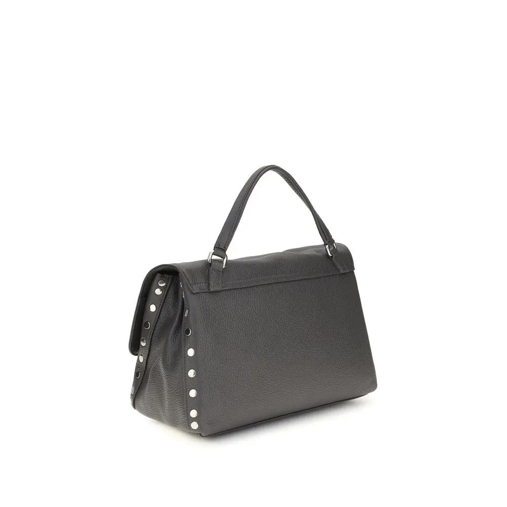 Zanellato Gray Calf Leather Bos Taurus Handbag