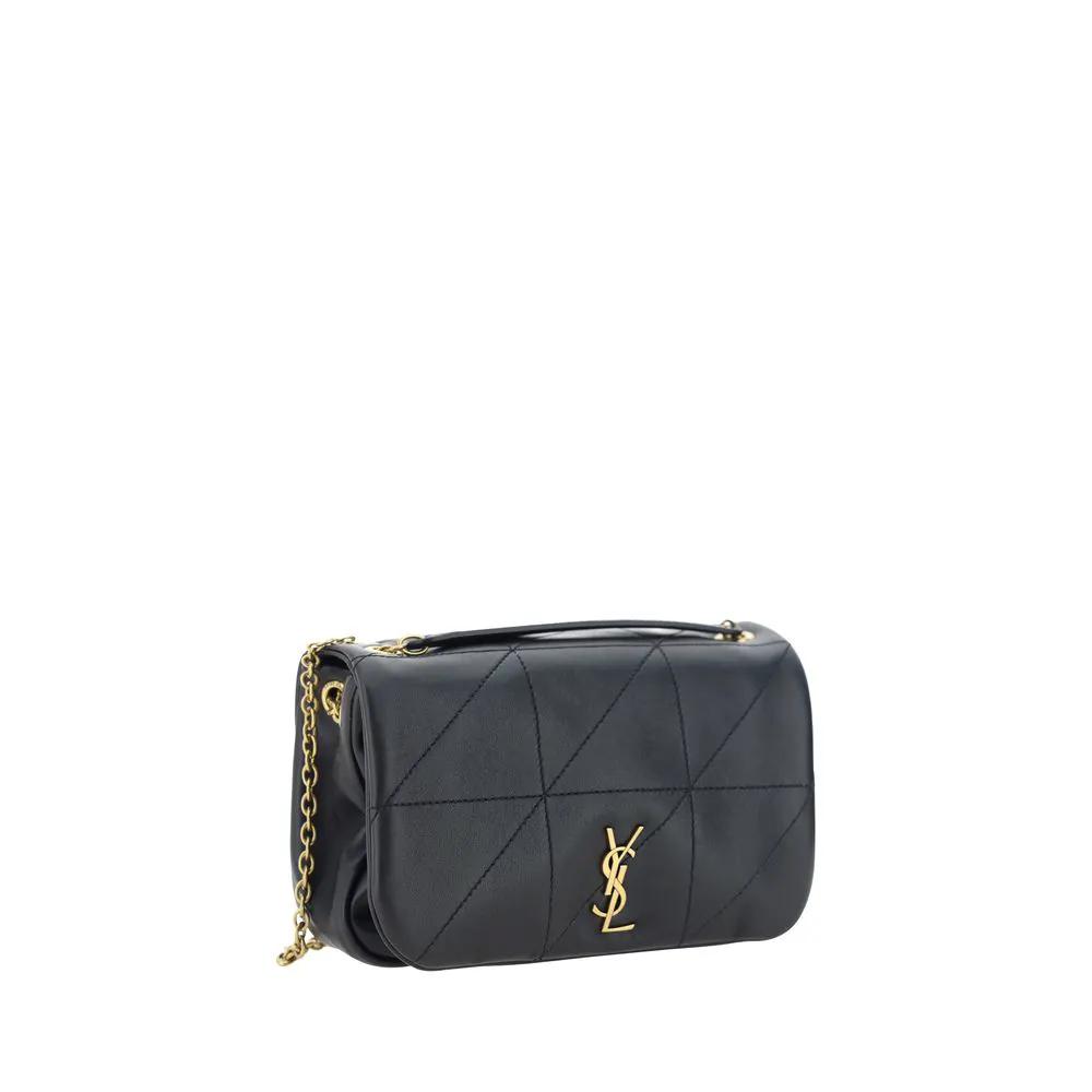 Sac bandoulière Saint Laurent Aries en agneau noir Ovis Avis