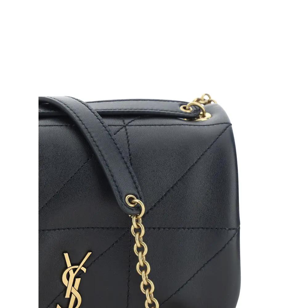 Sac bandoulière Saint Laurent Aries en agneau noir Ovis Avis