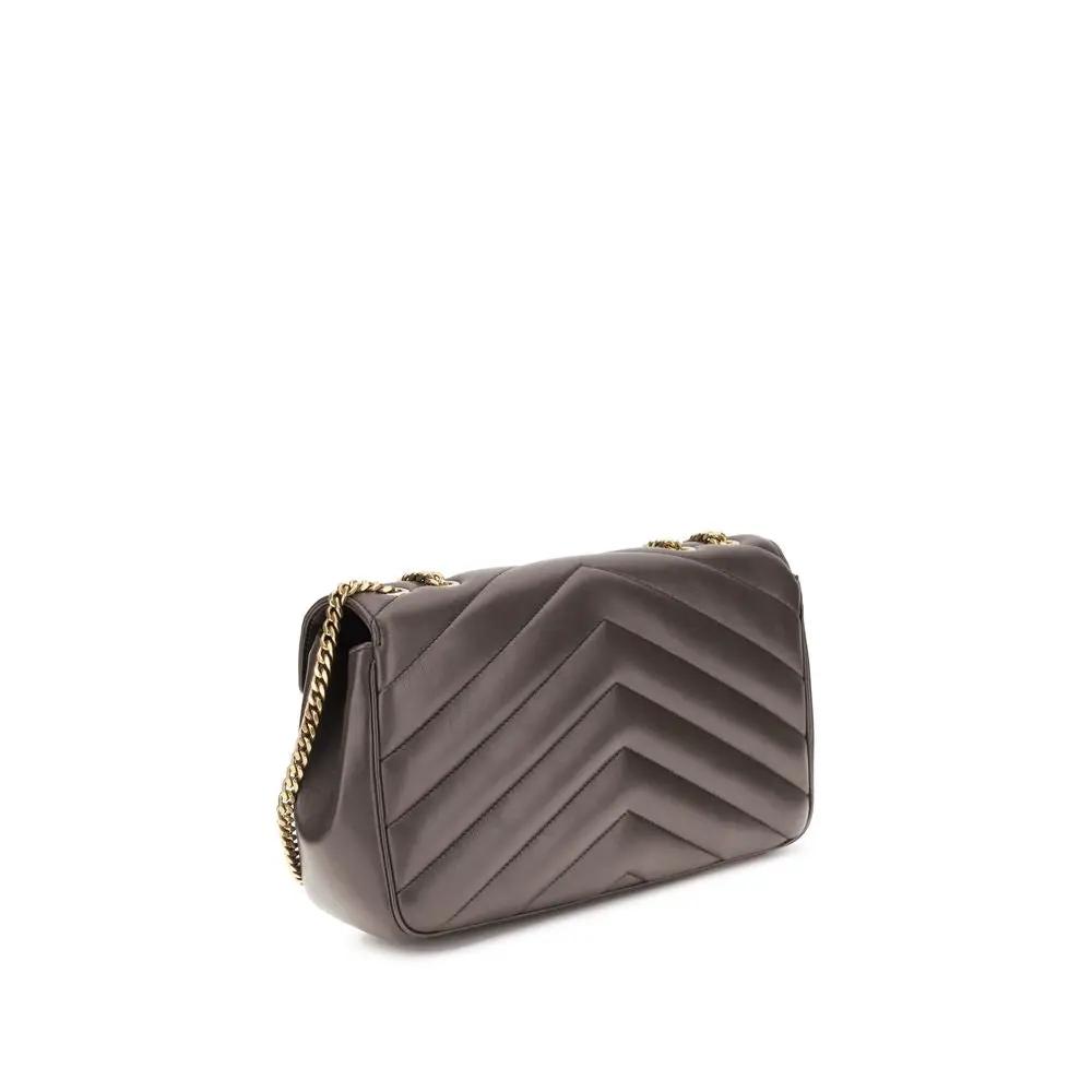 Sac bandoulière Saint Laurent Aries en agneau gris Ovis Avis