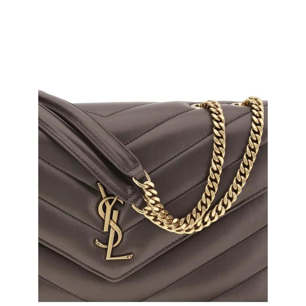 Sac bandoulière Saint Laurent Aries en agneau gris Ovis Avis