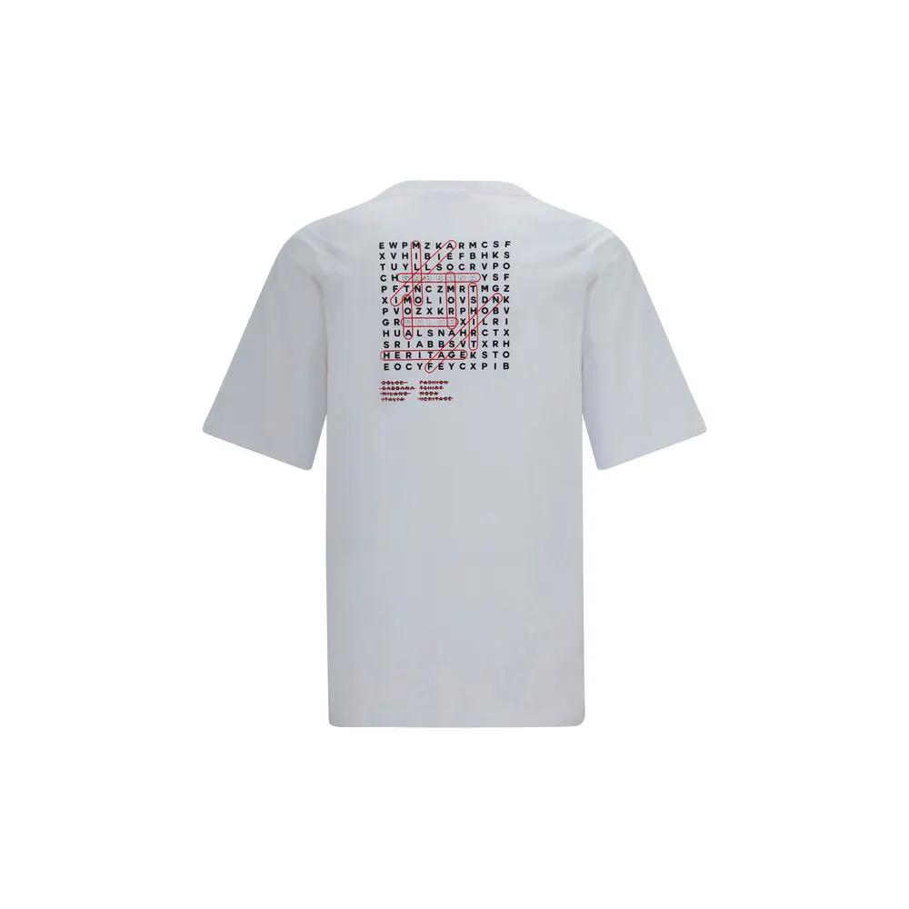 T-shirt blanc en coton Dolce &amp; Gabbana