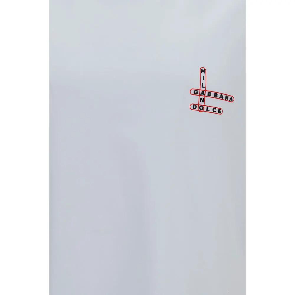 T-shirt blanc en coton Dolce &amp; Gabbana