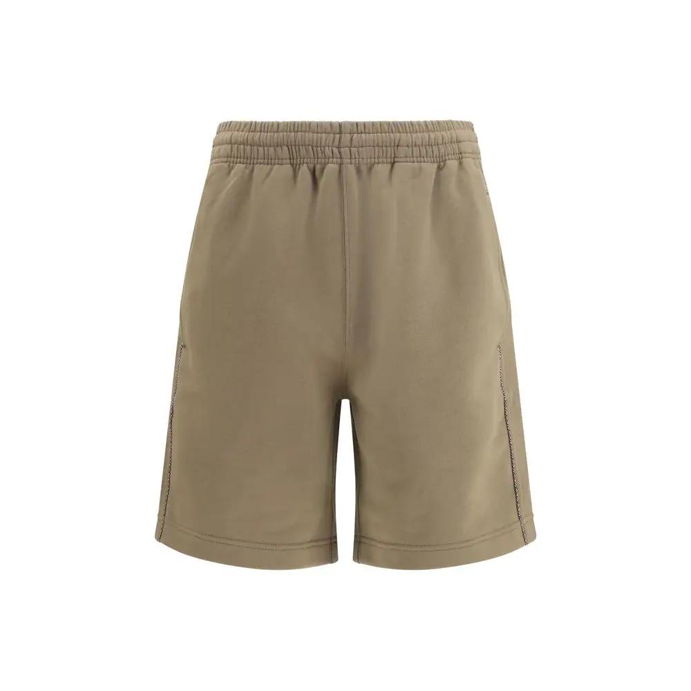 Shorts Bermudas Burberry Marron en Coton