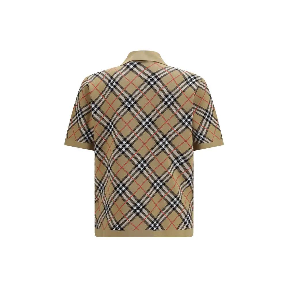 Polo en Coton Beige Burberry