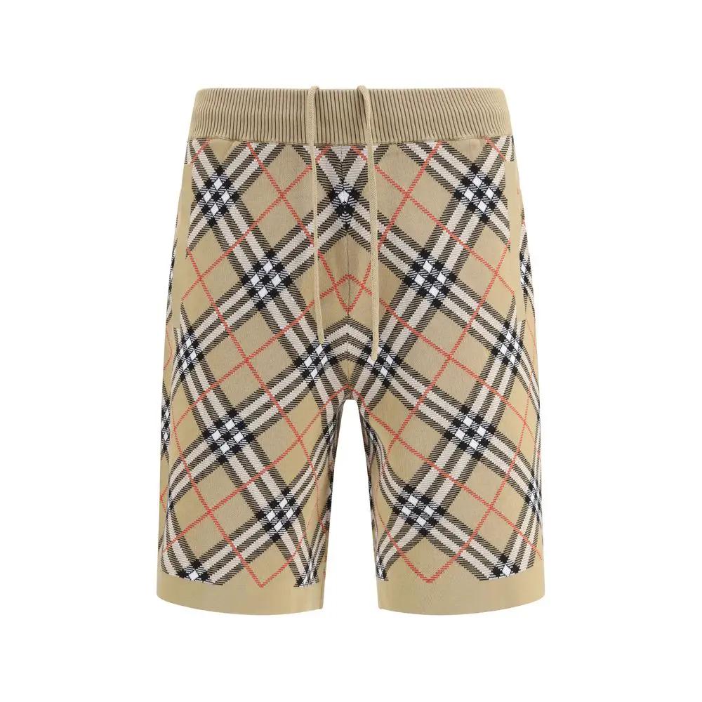 Shorts bermudas Burberry en coton beige