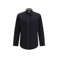 Burberry Black Cotton Dress Shirt