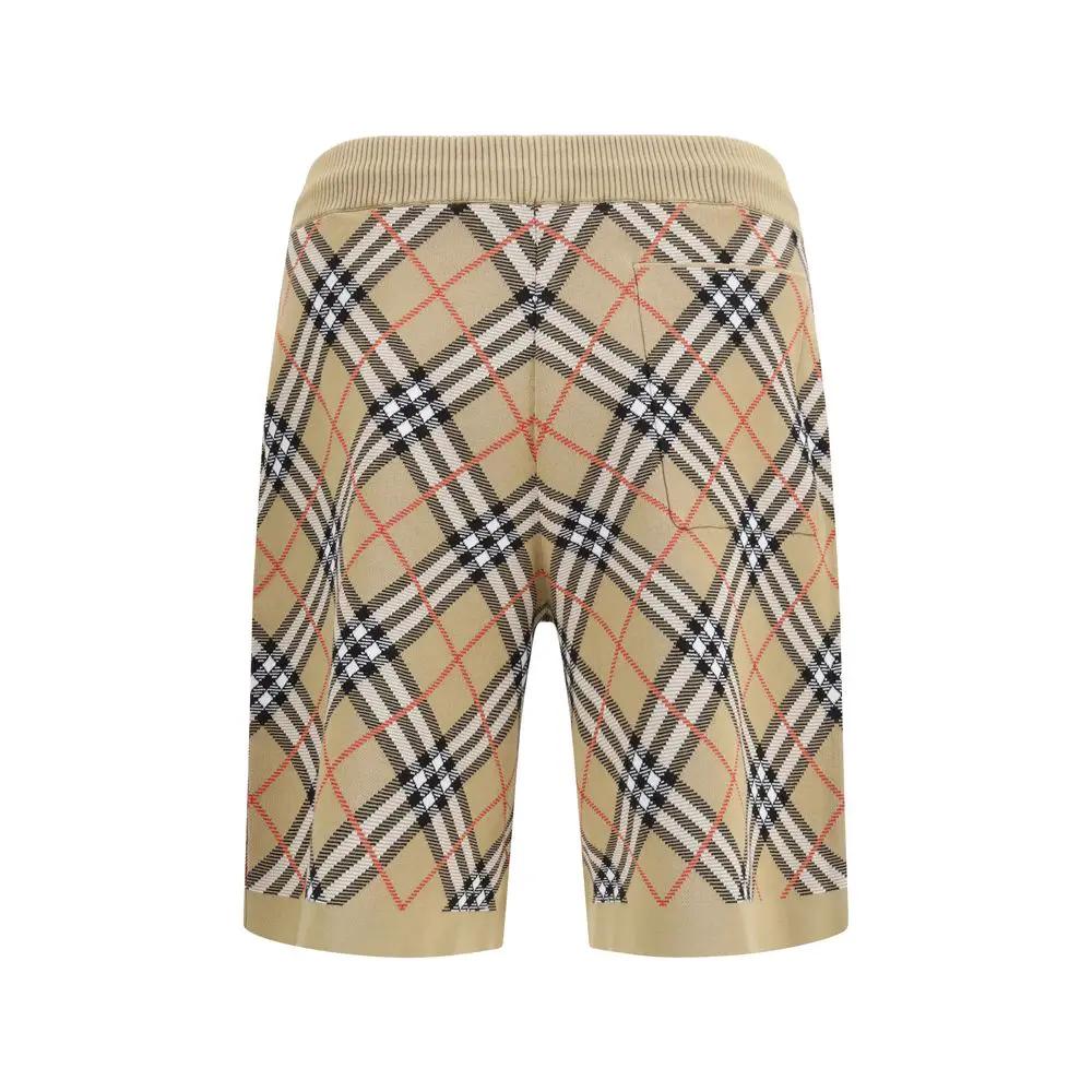 Shorts bermudas Burberry en coton beige