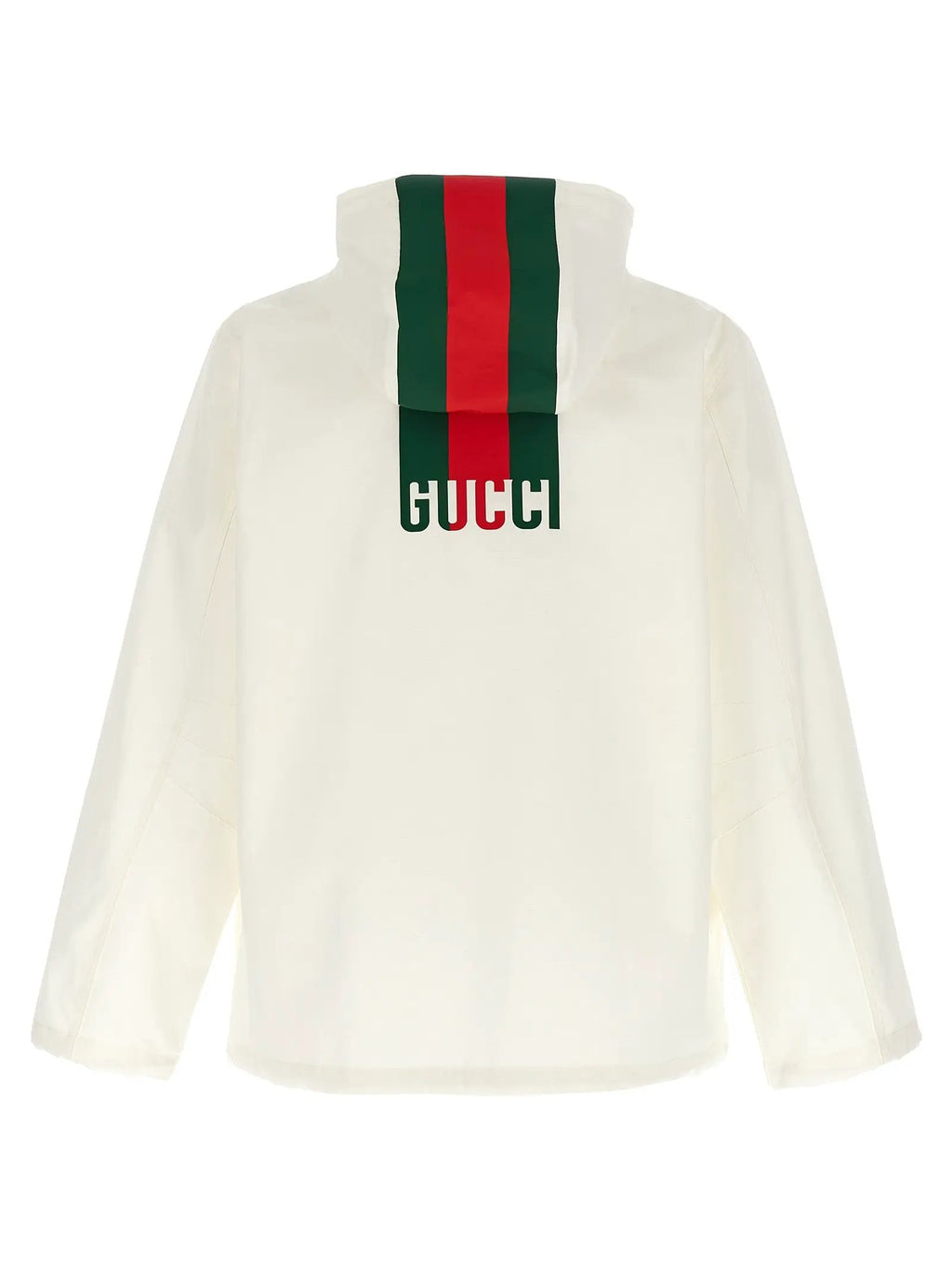 Gucci White Cotton Shell Jacket