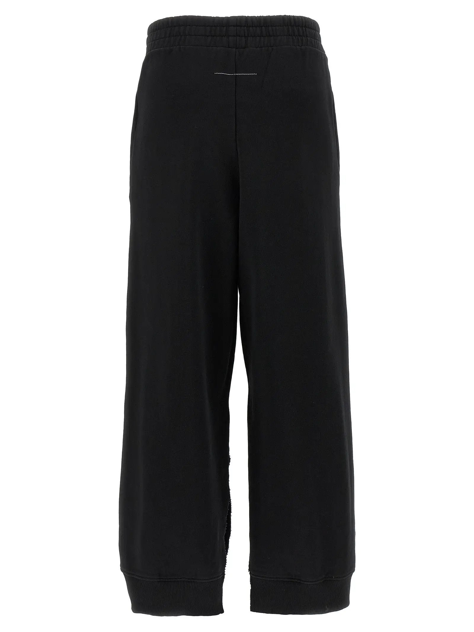 MM6 Maison Margiela Black Cotton Joggers (Workout Pants)