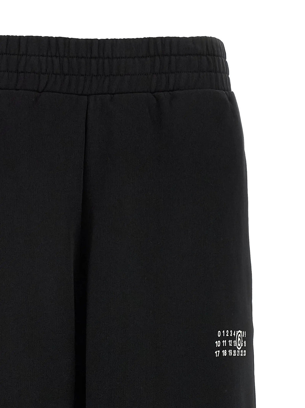 MM6 Maison Margiela Black Cotton Joggers (Workout Pants)