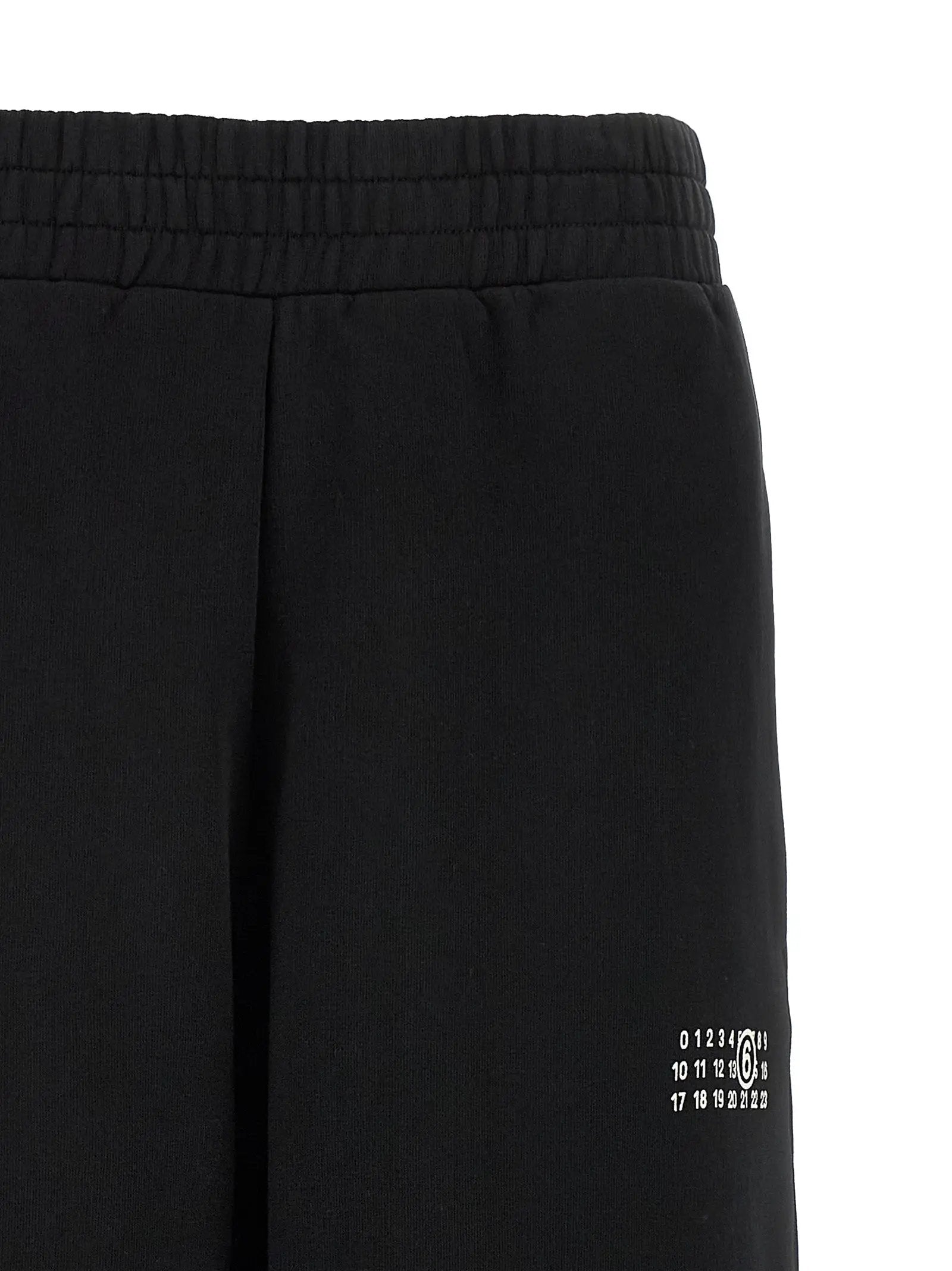MM6 Maison Margiela Black Cotton Joggers (Workout Pants)