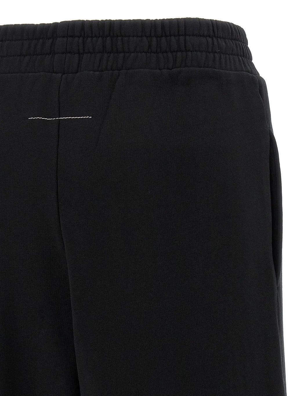MM6 Maison Margiela Black Cotton Joggers (Workout Pants)