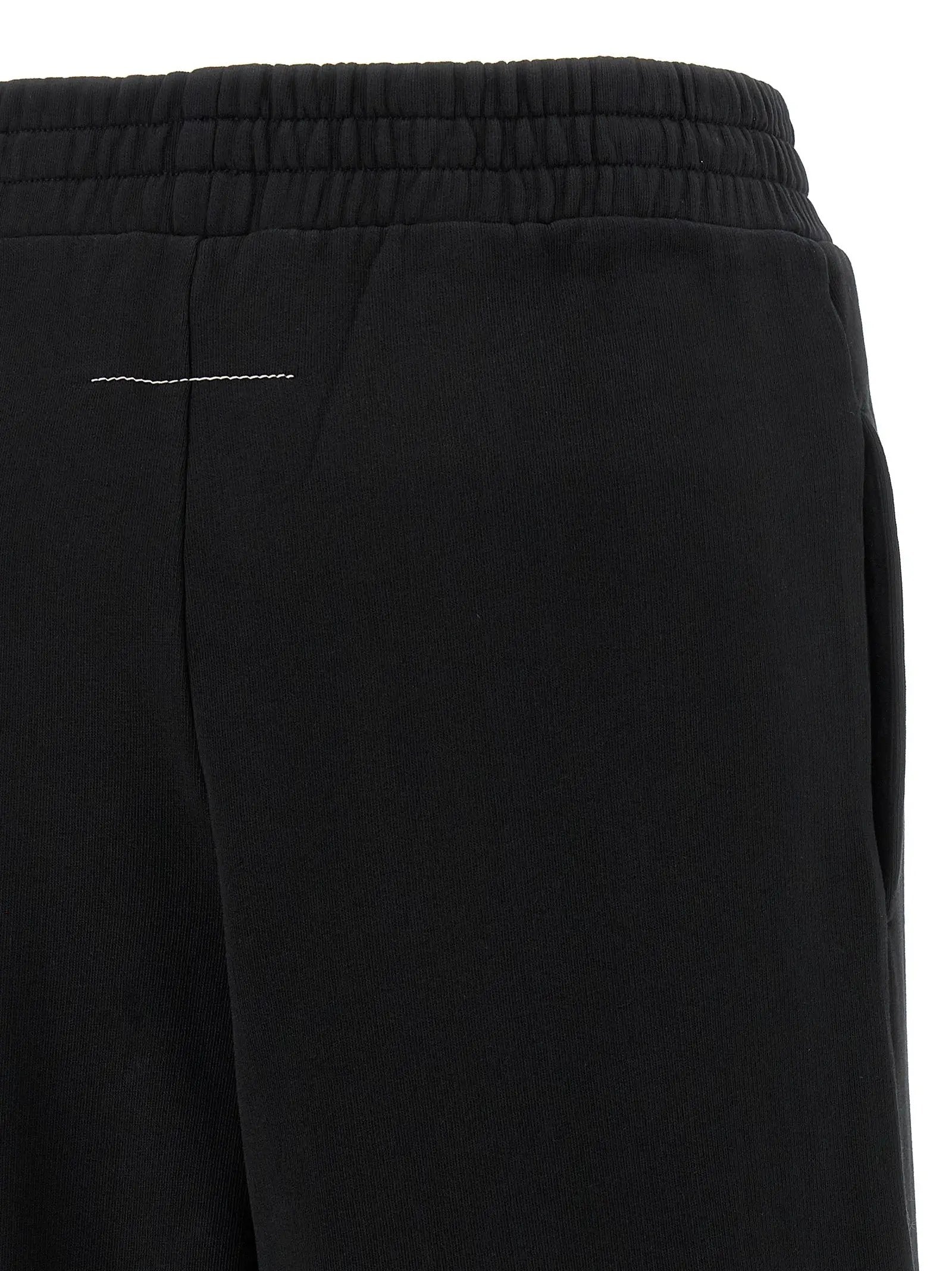 MM6 Maison Margiela Black Cotton Joggers (Workout Pants)