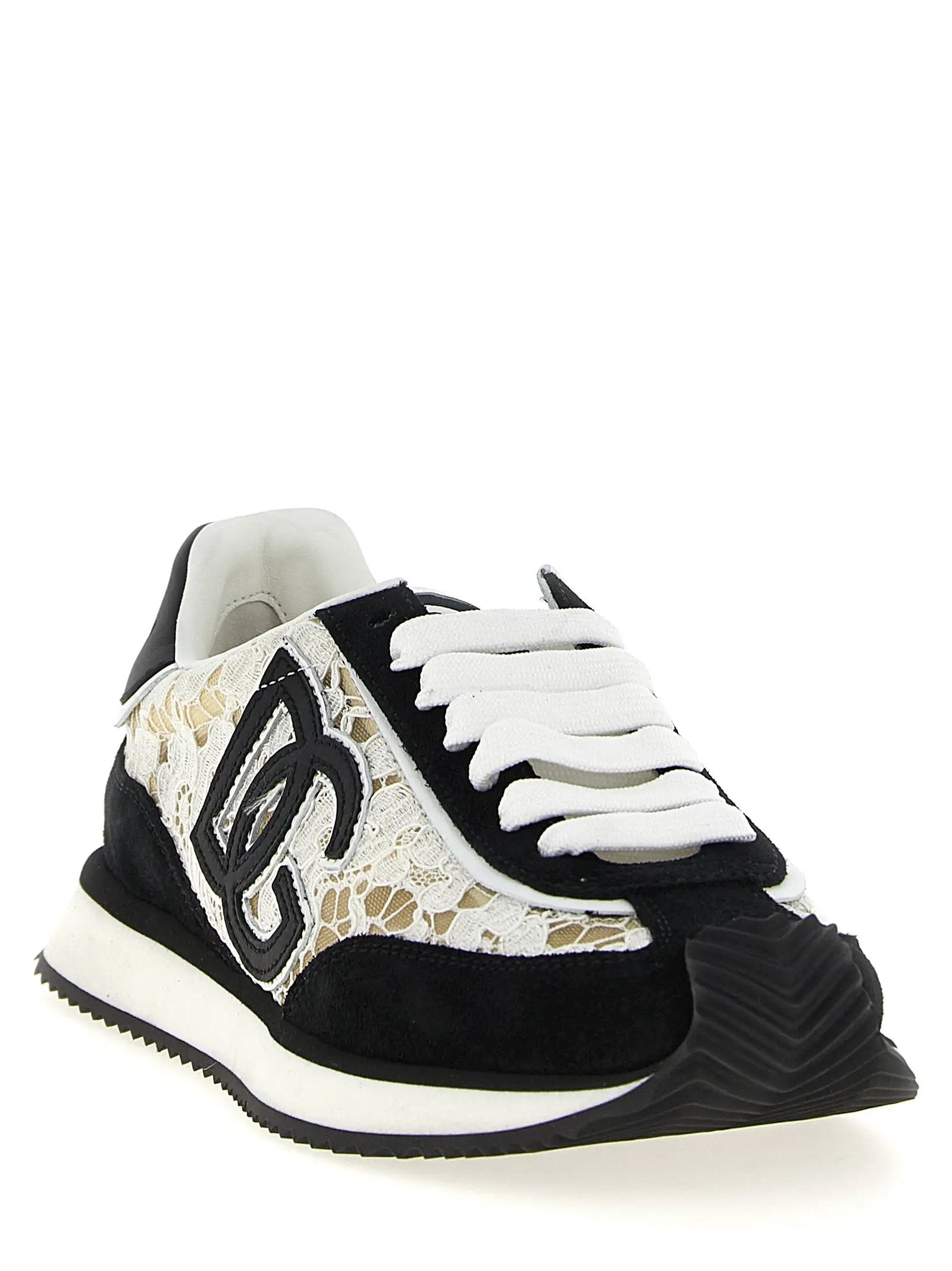 Dolce & Gabbana Bicolor Cotton Sneakers