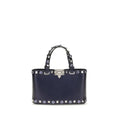 Valentino Garavani Black Calf Leather Bos Taurus Handbag