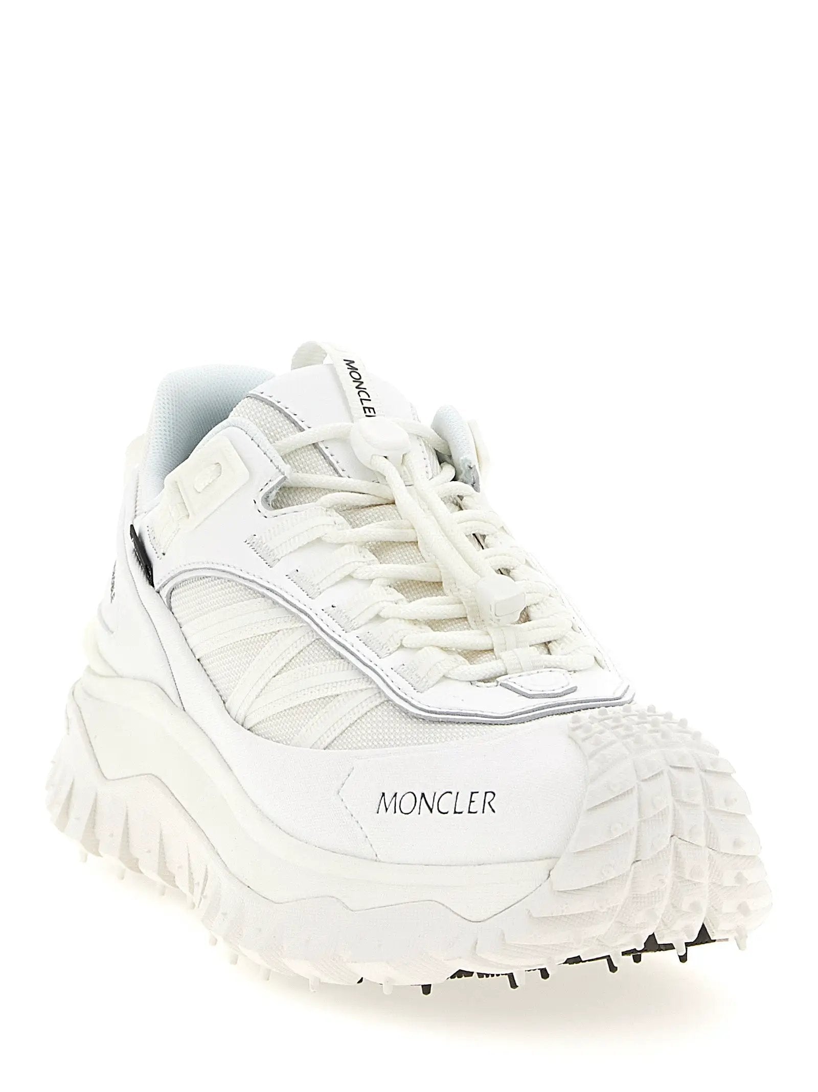 Baskets de sport Moncler blanches en polyamide