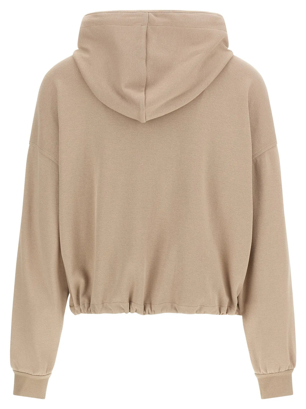Brunello Cucinelli Beige Cotton Hoodie