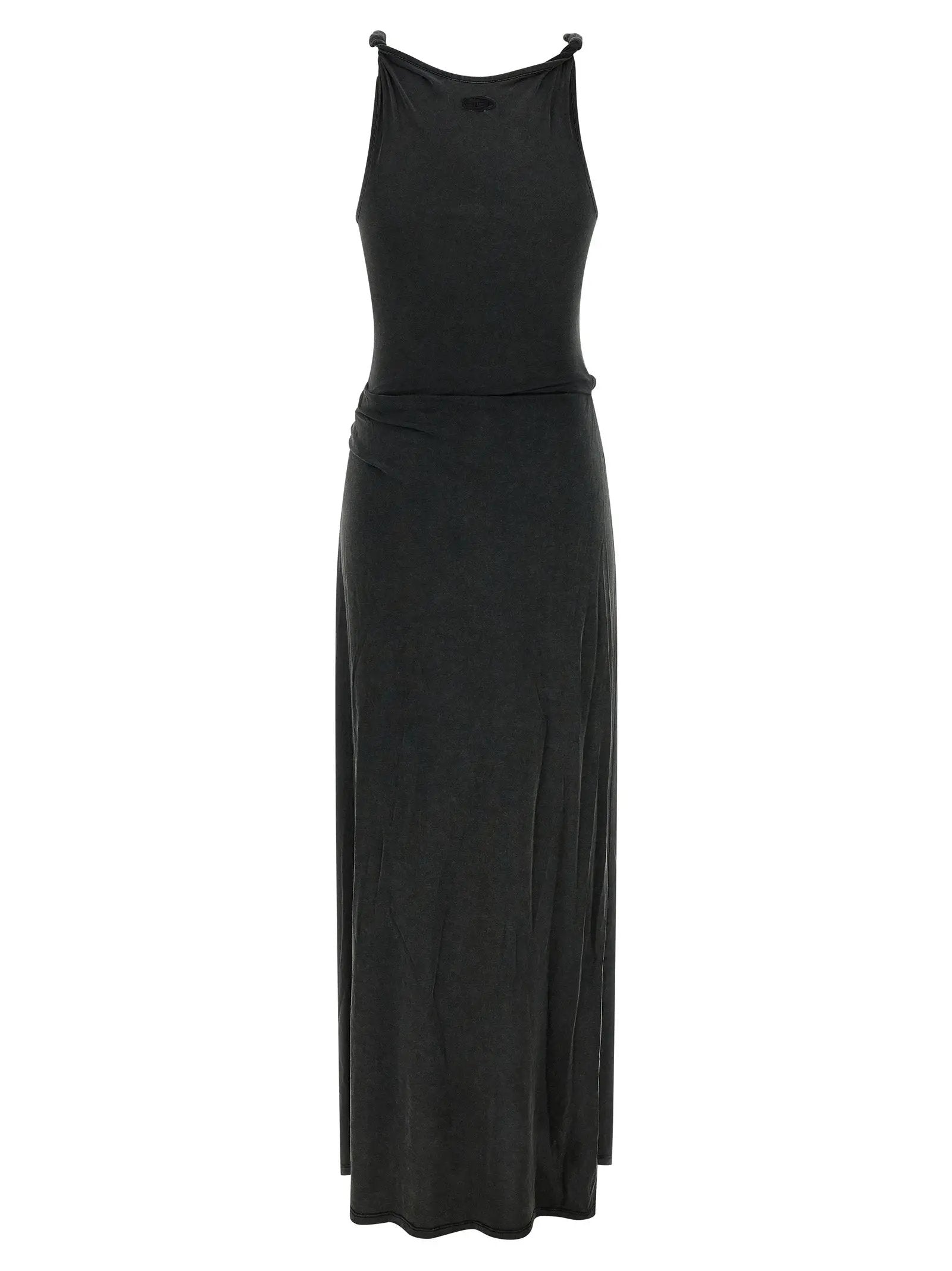 Diesel Black Modal Long Dress