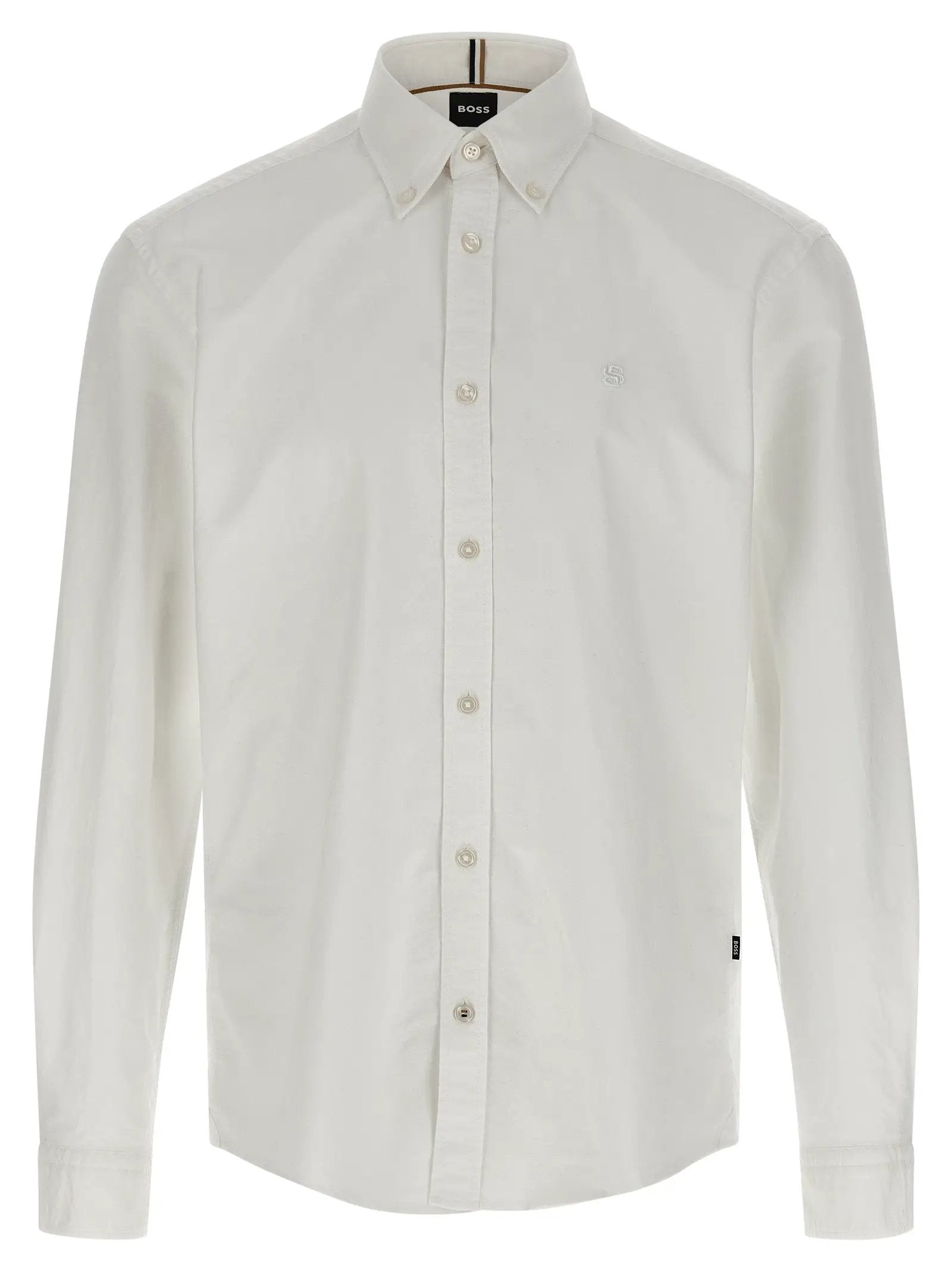 Hugo Boss White Cotton Blouse