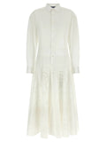 Polo Ralph Lauren White Cotton Midi Dress