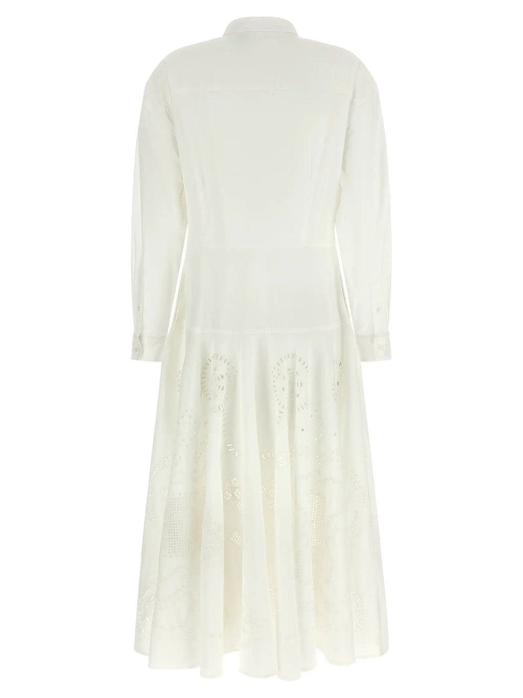 Polo Ralph Lauren White Cotton Midi Dress
