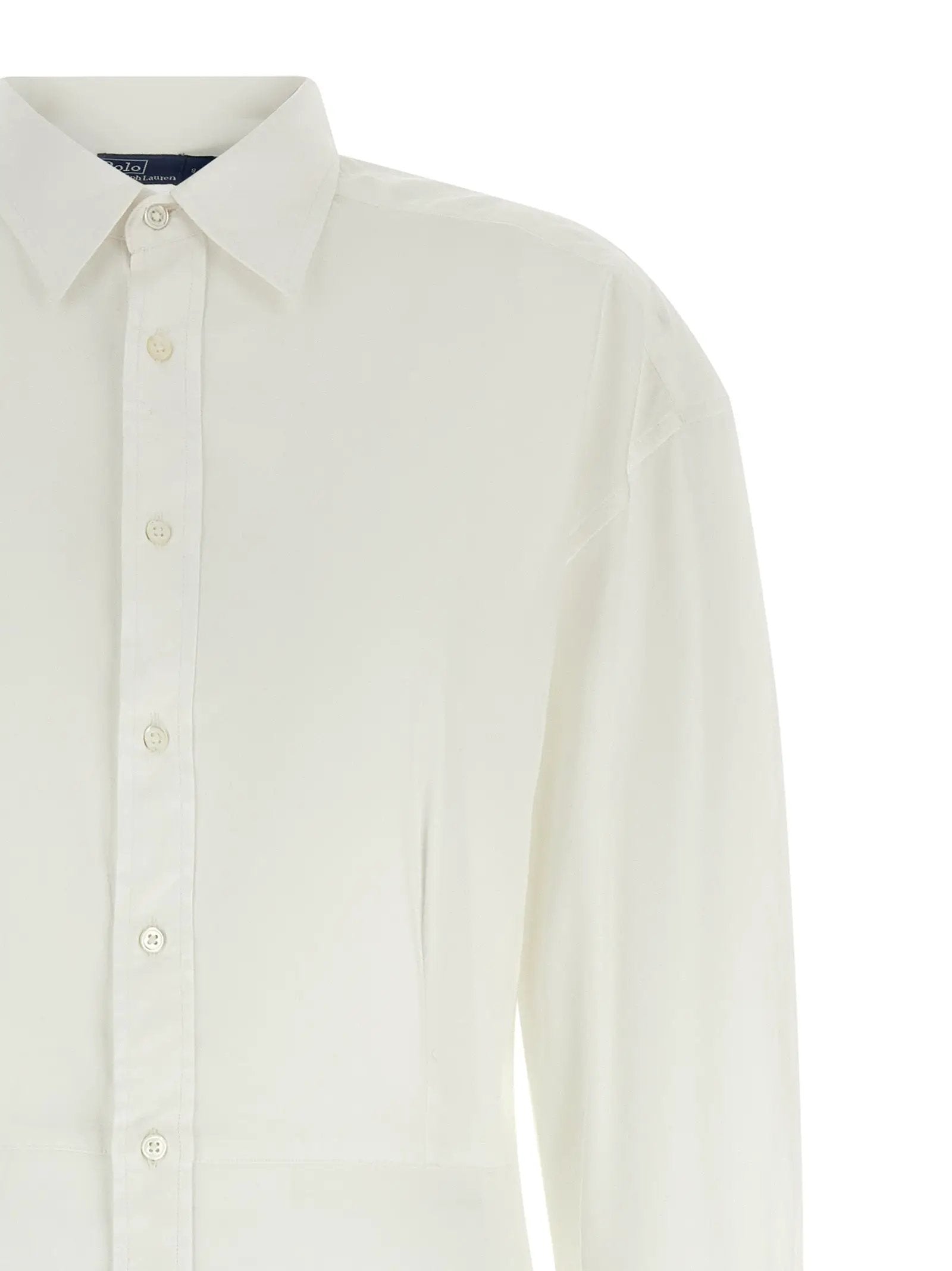 Polo Ralph Lauren White Cotton Midi Dress