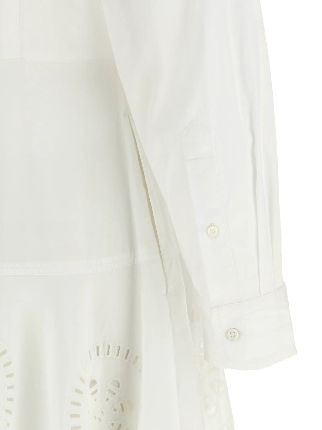 Polo Ralph Lauren White Cotton Midi Dress
