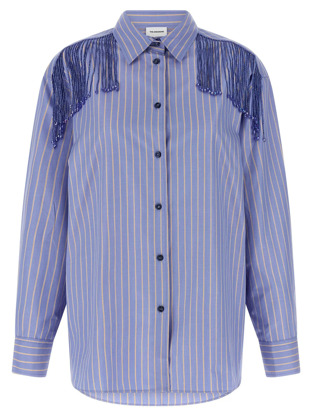 The Andamane Blue Cotton Blouse