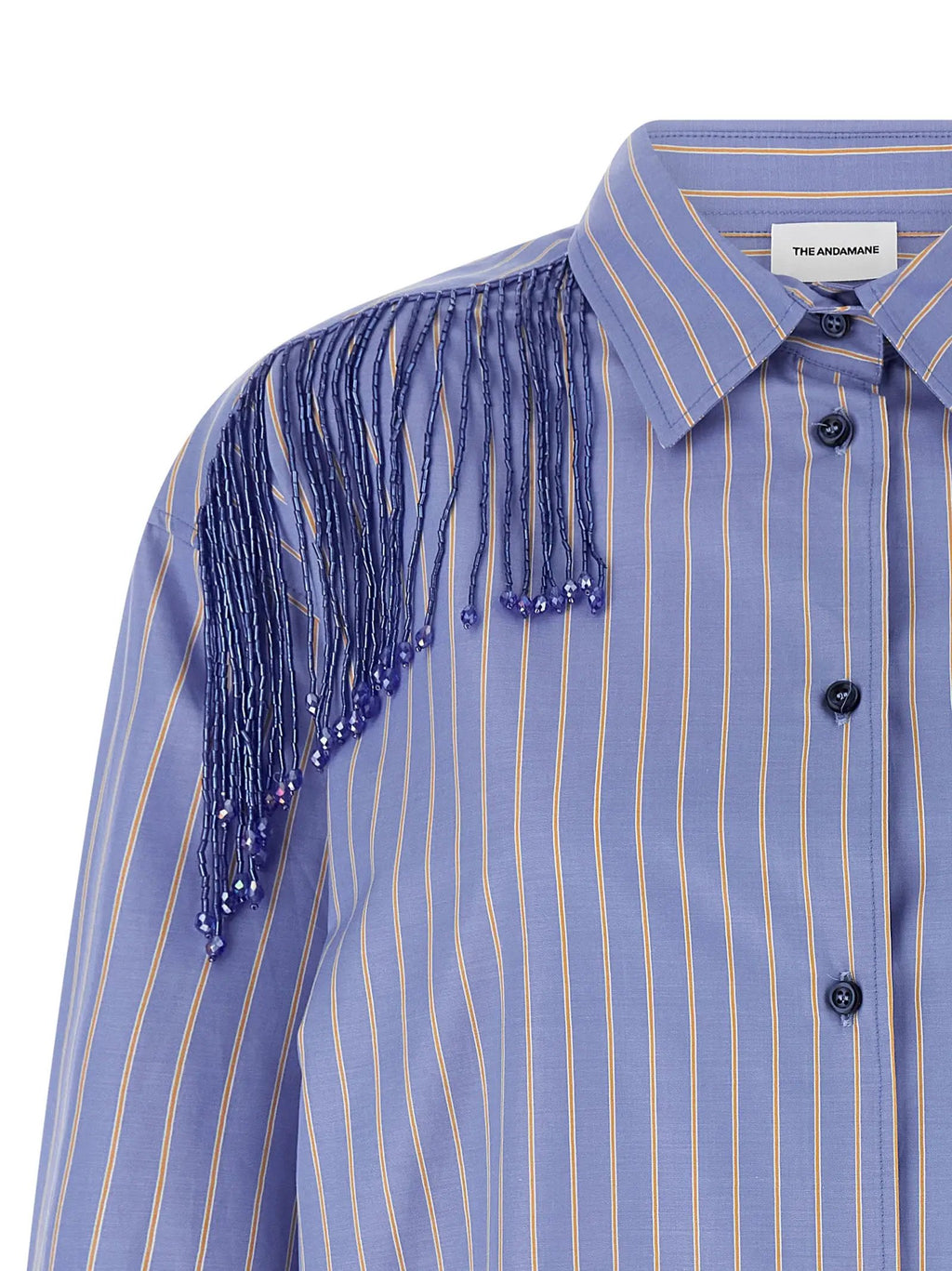 The Andamane Blue Cotton Blouse