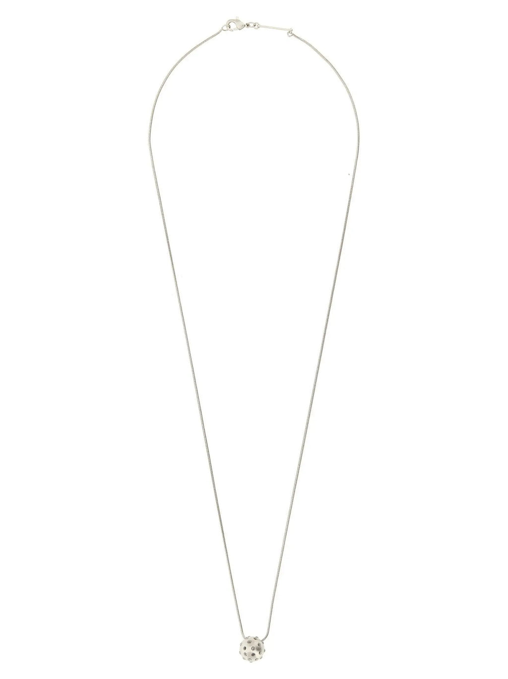 Rick Owens Silver Brass Necklace