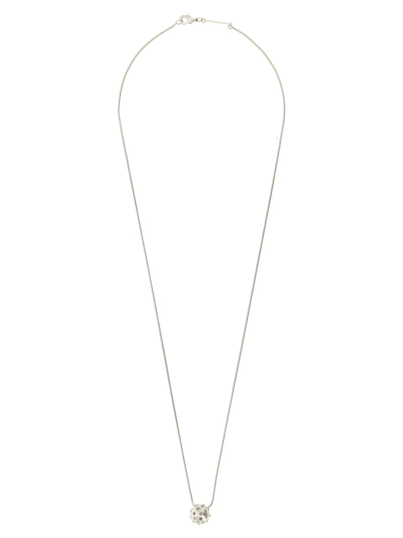 Rick Owens Silver Brass Necklace