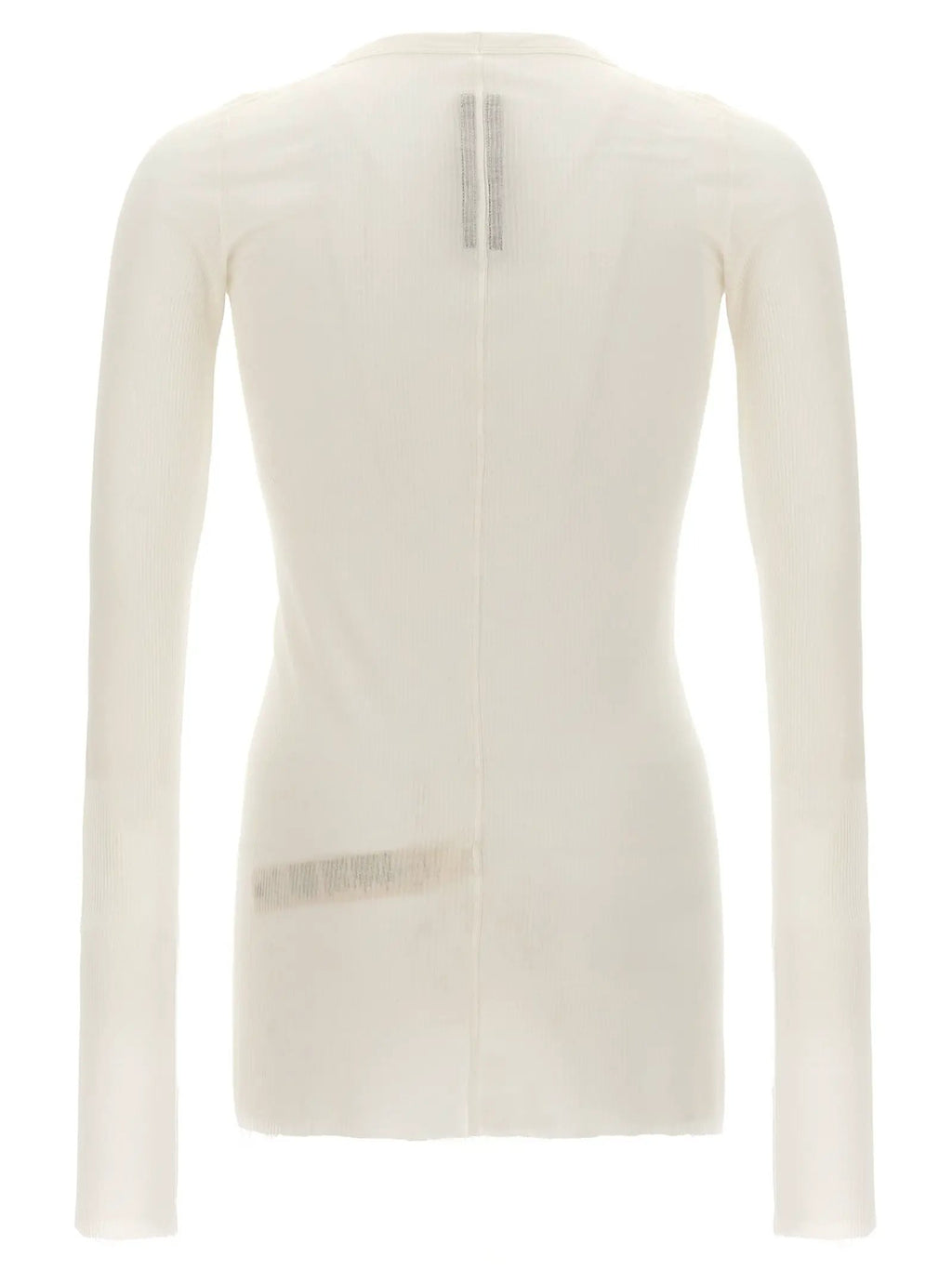 Rick Owens White Viscose T-Shirt