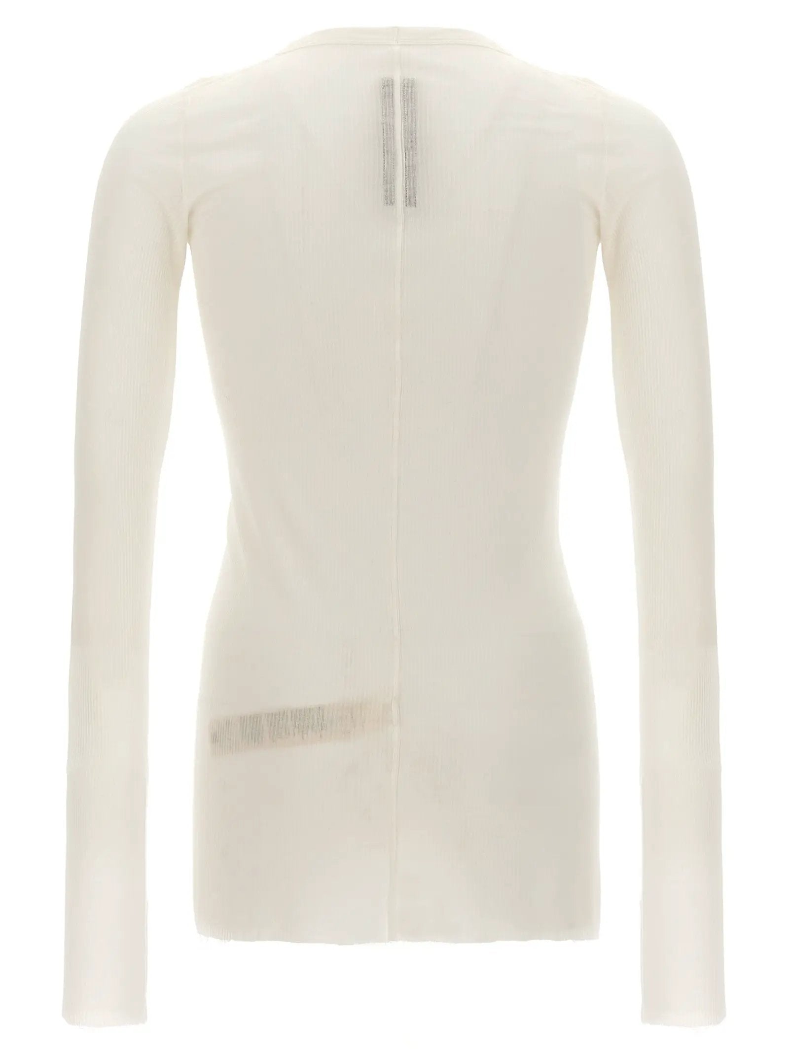 Rick Owens White Viscose T-Shirt