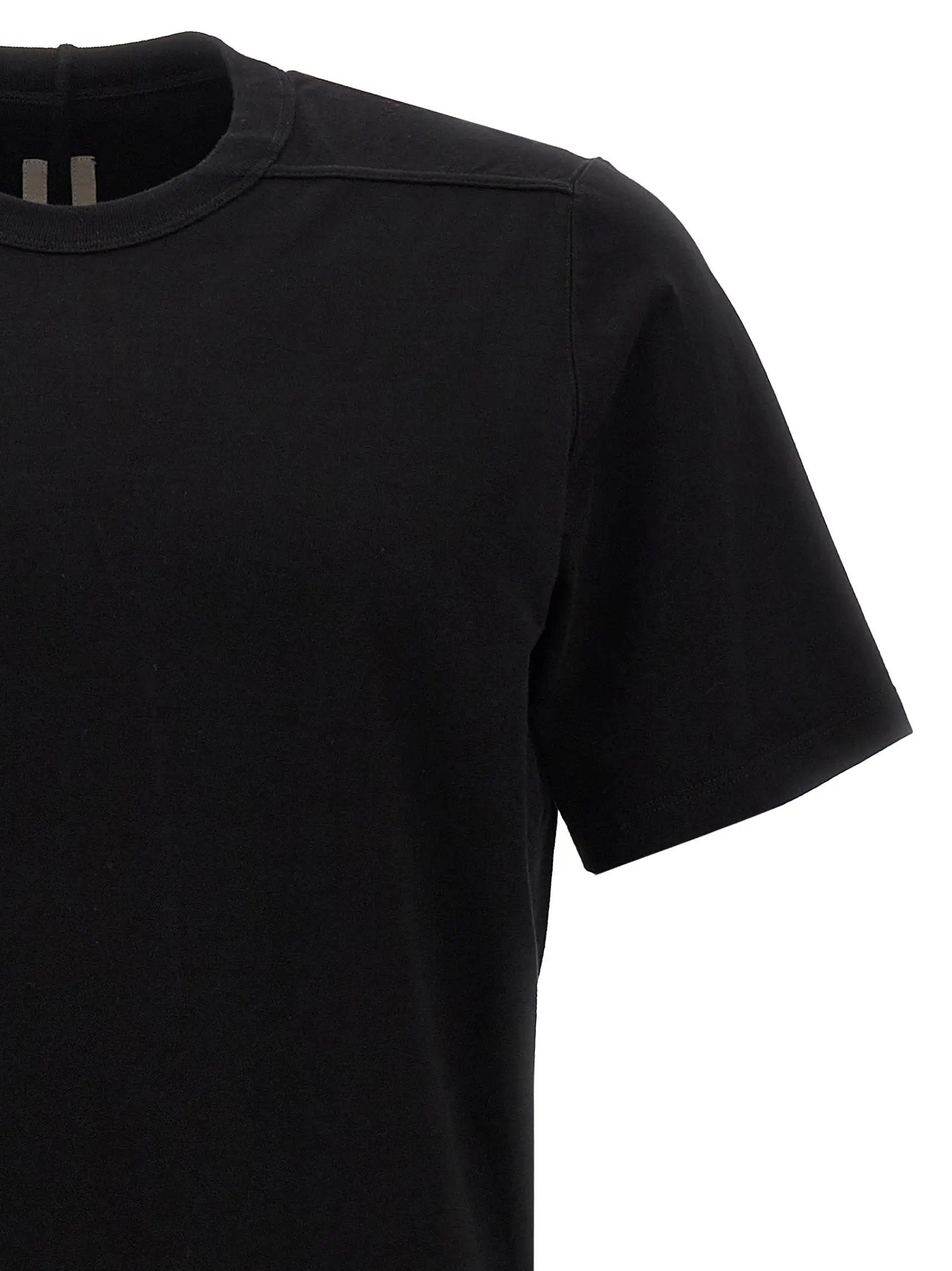 Rick Owens Black Cotton T-Shirt