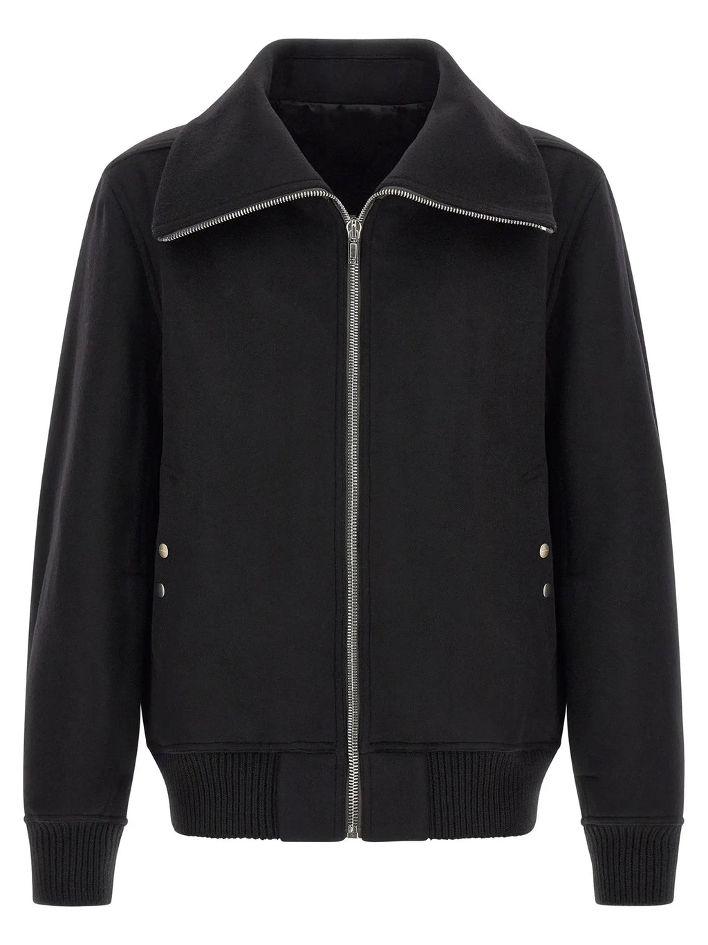 Rick Owens Black Virgin Wool Bomber