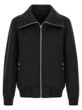 Rick Owens Black Virgin Wool Bomber