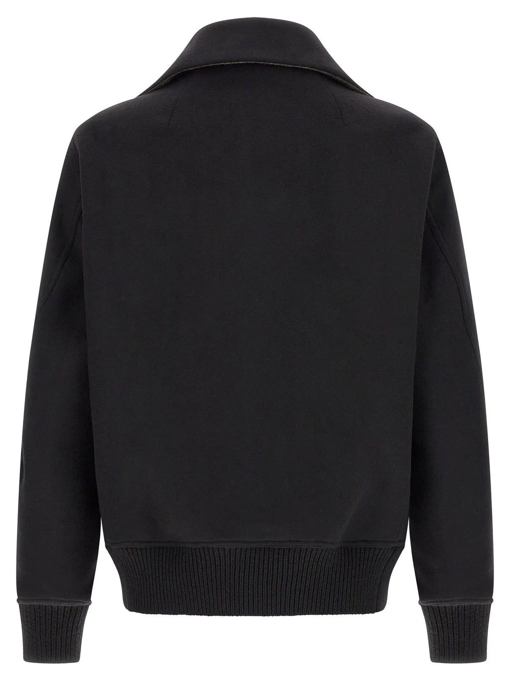 Rick Owens Black Virgin Wool Bomber
