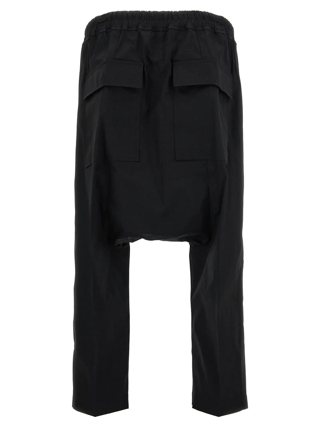 Rick Owens Black Cotton Casual Pants