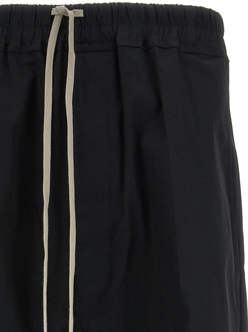 Rick Owens Black Cotton Casual Pants