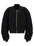 Rick Owens Black Virgin Wool Bomber