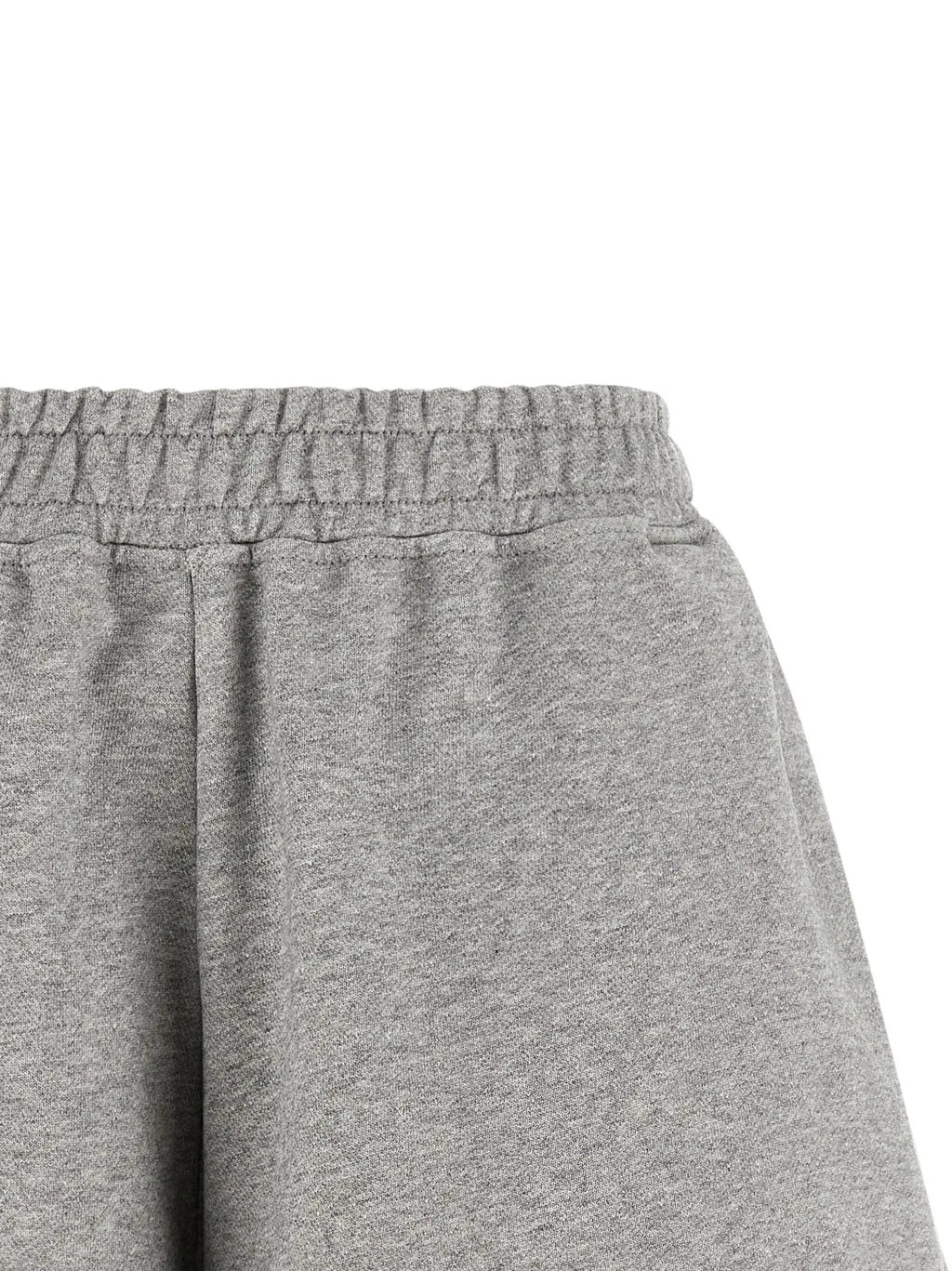 Ganni Gray Organic Cotton Bermuda Shorts