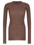 Rick Owens Purple Viscose T-Shirt